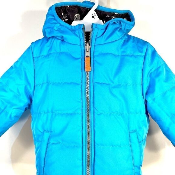 CARTER’s 18M REVERSIBLE WINTER JACKET WARM & COZY, WATER & WIND RESISTANT NWT - Picture 1 of 12